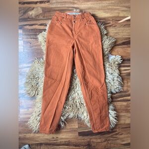 Vintage Zena Jeans-High Rise in Burnt Orange
